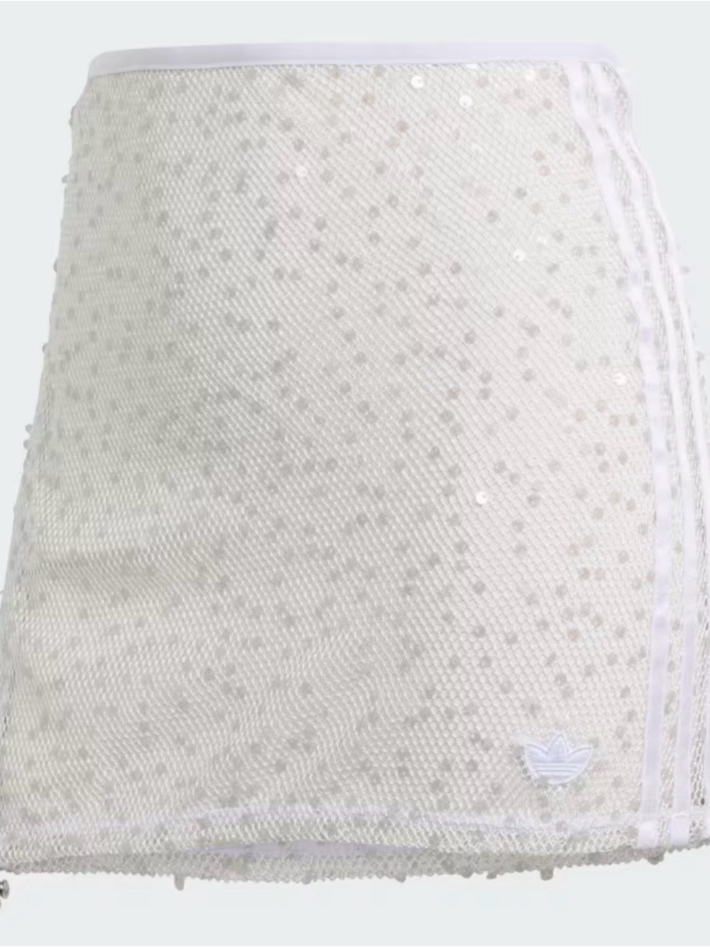 New adidas Originals Sunset Rhythms Sheer Mesh Sequin Mini Skirt Coverup - XS - Picture 2 of 12